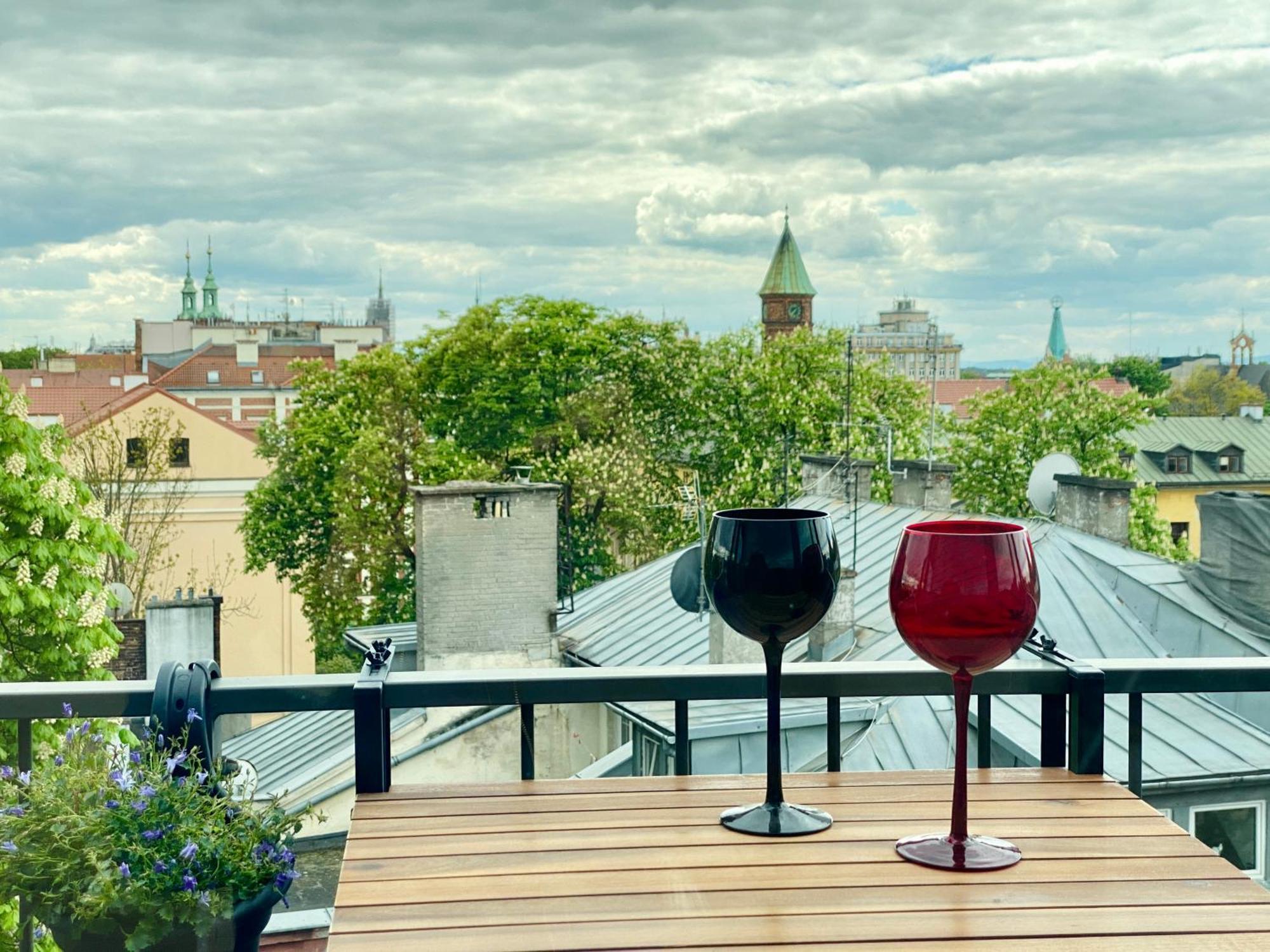 Angel Mint Apartment - Free Parking - Balcony Cracovia Habitación foto